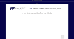 Desktop Screenshot of cabinetayoun.com